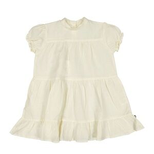 Girls Oeuf Tiered Dress in gardenia | size 5-6Y